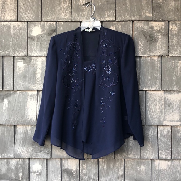 Coldwater Creek 3 Pc slack tank  jacket outfit - Picture 4 of 10